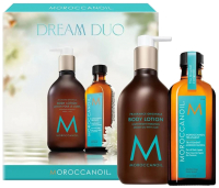 Набор косметики для тела и волос Moroccanoil Dream Duo 2023 Original Масло+Лосьон для тела (100мл+360мл) - 