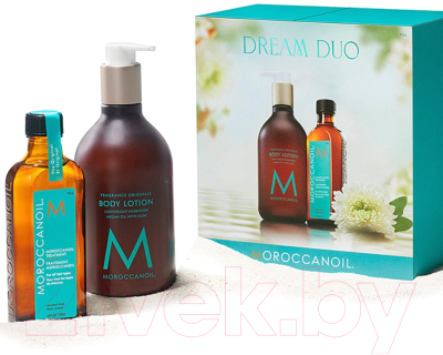 Набор косметики для тела и волос Moroccanoil Dream Duo 2023 Original Масло+Лосьон для тела (100мл+360мл)