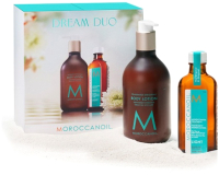 Набор косметики для тела и волос Moroccanoil Dream Duo 2023 Light Масло+Лосьон для тела (100мл+360мл) - 