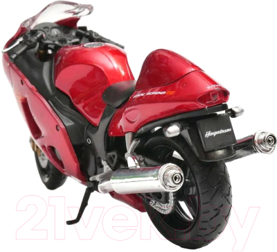 Масштабная модель мотоцикла Welly Suzuki Hayabusa / 12828PW (красный)