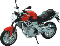 Масштабная модель мотоцикла Welly Aprilia Shiver 750 / 12832PW (красный) - 