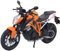 Масштабная модель мотоцикла Welly KTM 1290 Super Duke R / 12837PW (оранжевый) - 