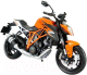 Масштабная модель мотоцикла Welly KTM 1290 Super Duke R / 62809W (оранжевый) - 