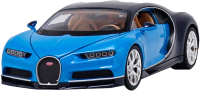 Масштабная модель автомобиля Welly Bugatti Chiron / 24077W (синий) - 