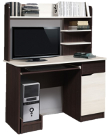 Компьютерный стол Мебель-Класс Лидер МКД-211 (венге/ясень шимо светлый) - 