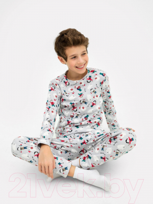 Изображение товара Пижама детская Mark Formelle 563326 (р.116-60, персонажи на сером)
