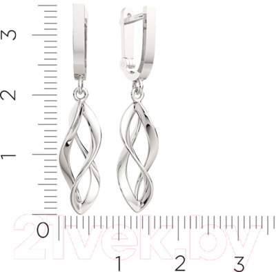 Серьги из серебра ZORKA 0300037