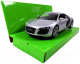 Миниатюра изображения товара Масштабная модель автомобиля Welly Audi R8 Coupe / 22493W (серебристый)