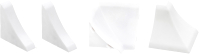 Комплект аксессуаров к плинтусу для столешницы El-mech-plast ПВХ LP (белый) - 