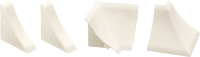 Комплект аксессуаров к плинтусу для столешницы El-mech-plast ПВХ LP (ваниль) - 