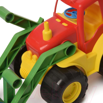 Трактор игрушечный Zebra Toys С ковшом / 15-5224-20