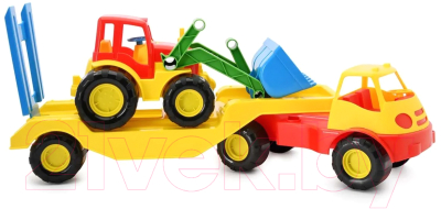 Набор игрушечной техники Zebra Toys С платформой / 15-5338 