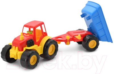 Трактор игрушечный Zebra Toys С прицепом / 15-5229