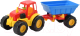 Трактор игрушечный Zebra Toys С прицепом / 15-5229 - 