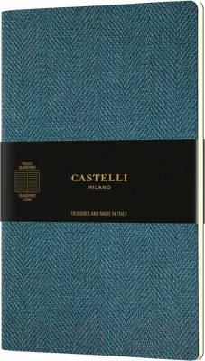 Записная книжка CASTELLI Harris Slate Blue / 0QN6NU-389 (32л, серый)