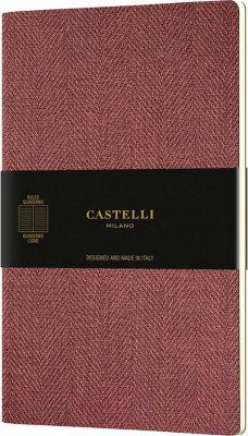 Записная книжка CASTELLI Harris Maple Red / 0QN6NU-387 (32л, коричневый)