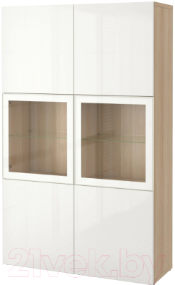 

Шкаф с витриной Ikea, Бесто 392.477.17