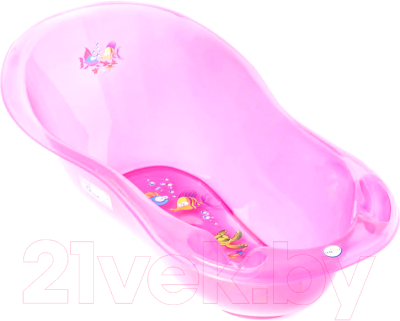 Ванночка детская Tega Аква / AQ-005 LUX-117 (розовый)