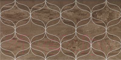Декоративная плитка VitrA Ethereal Geometric Brown Glossy K927943 (300x600)