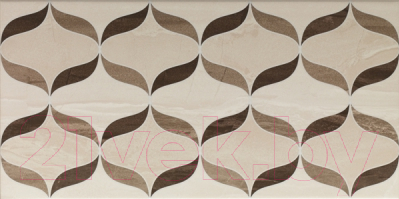 Декоративная плитка VitrA Ethereal Geometric Brown-L.Beige Glossy K927965 (300x600)