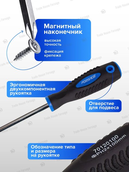 Набор отверток Forsage F-7006A(27176)