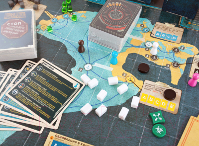 Настольная игра Стиль Жизни Пандемия: Наследие 2 (желтая коробка)