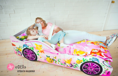 Стилизованная кровать детская Бельмарко Фея / 505