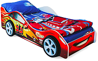 Стилизованная кровать детская Бельмарко Тачка / 512 (красный) - 