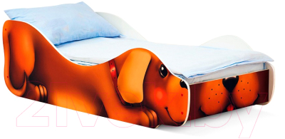 Стилизованная кровать детская Бельмарко Собачка Жучка / 546