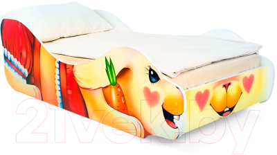 Стилизованная кровать детская Бельмарко Зайка Поли / 550