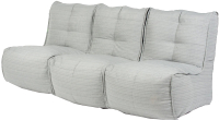 Бескаркасный диван Sled Лофт 3 рогожка 180х70х80 (белый) - 