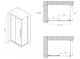 Миниатюра изображения товара Душевой уголок Abber Schwarzer Diamant AG30120MH-S60M