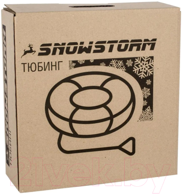 Тюбинг-ватрушка Snowstorm BZ-110 Butterfly / W112920 (розовый/черный)