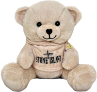 Мягкая игрушка SunRain Медведь Stone Islande 30см (латте) - 