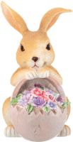 Статуэтка Elan Gallery Кролик с корзиной цветов / 210133 - 