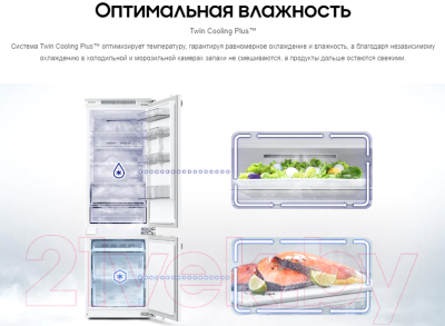 Встраиваемый холодильник Samsung BRB30615EWW