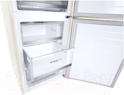 Холодильник с морозильником LG GC-B459SEUM