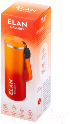 Термокружка Elan Gallery 280198 (красный/оранжевый)