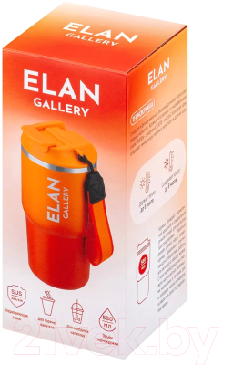 Термокружка Elan Gallery 280202 (красный/оранжевый)