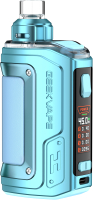 Электронный парогенератор Geekvape H45 Crystal 1400mAh (4мл, голубой) - 