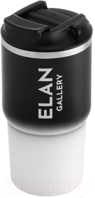 Термокружка Elan Gallery 280204 (черный/белый)