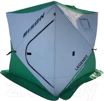 Палатка Bison Legend Pro (белый/зеленый)