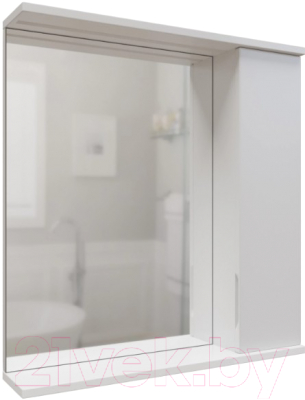 Шкаф с зеркалом для ванной Mixline Лайн 60 553011 (правый, с подсветкой)