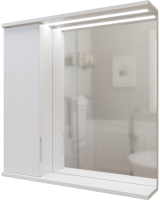Шкаф с зеркалом для ванной Mixline Лайн 70 553015 (левый, с подсветкой) - 