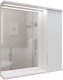Шкаф с зеркалом для ванной Mixline Лайн 70 553017 (правый, с подсветкой) - 