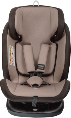 Автокресло INDIGO Advanced Isofix (бежевый/коричневый)