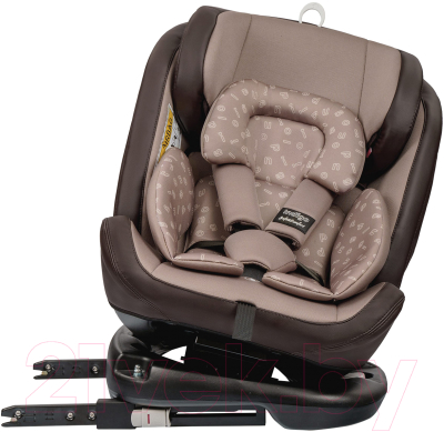 Автокресло INDIGO Advanced Isofix (бежевый/коричневый)