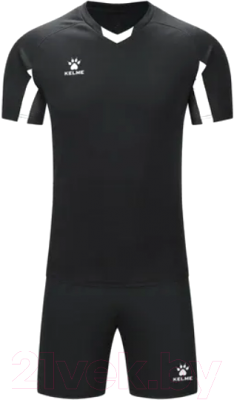 Футбольная форма Kelme Football Suit / 7351ZB1129-003 (2XL, черный)