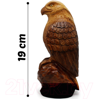 Статуэтка Брестская Фабрика Сувениров Американский белый орлан / r_eagle (коричневый)
