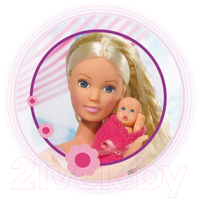 Кукла с аксессуарами Simba Штеффи беременная / 5734000